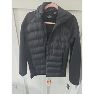 Spyder Men's OMSP327 Hybrid Insulated Full-Zip Jacket Black Size M